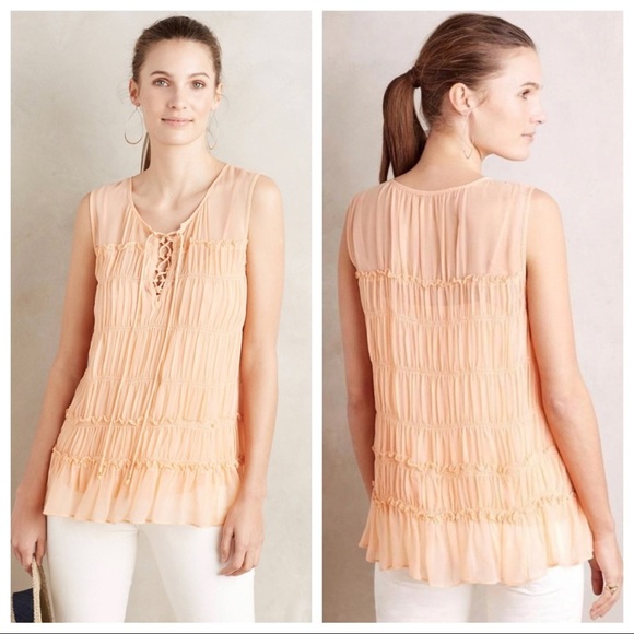 Floreat Calla Lace-Up Tank - Picture 2 of 7